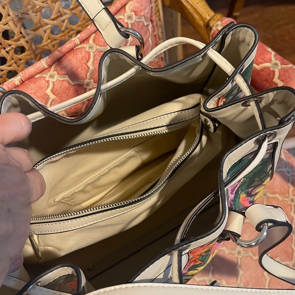 Gattinoni Roma Italy Floral Tote Bag - Picture 6 of 9